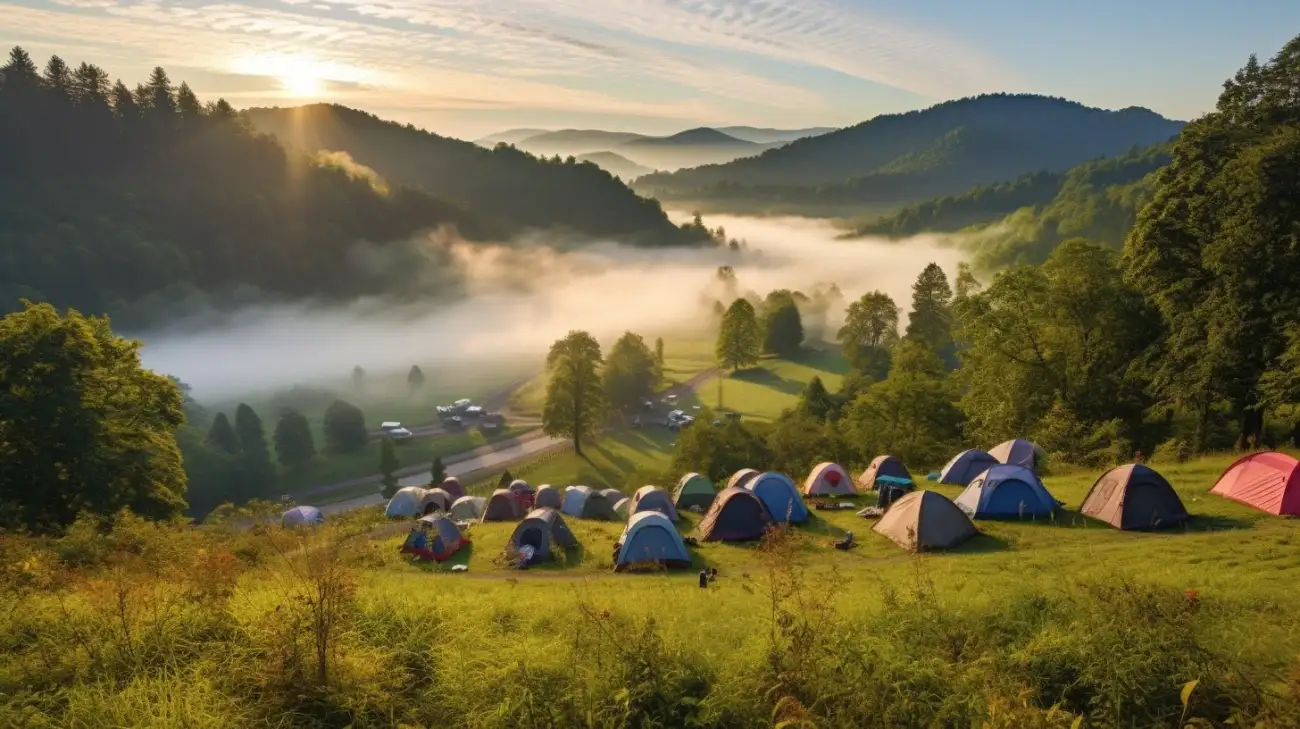 Pola namiotowe Sielpia Wielka - Cennik i atrakcje
