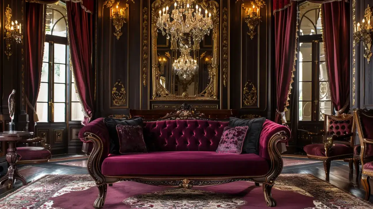 Kanapa w stylu Ludwika Filipa - synonim luksusu i wyrafinowania