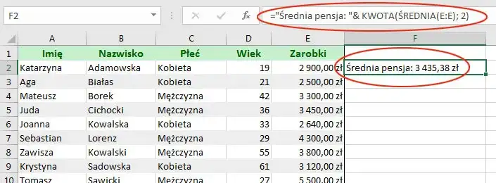 Jak łatwo scalić komórki i połączyć tekst w Excelu: 5 metod