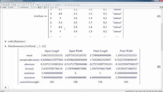 Maple - tabele i tablice