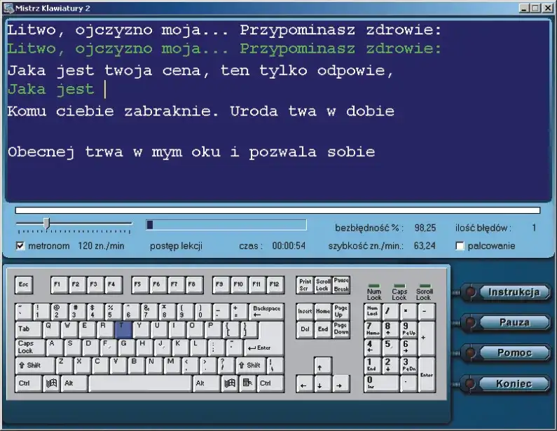 Najlepszy program do nauki pisania dla dzieci: Mistrz Klawiatury