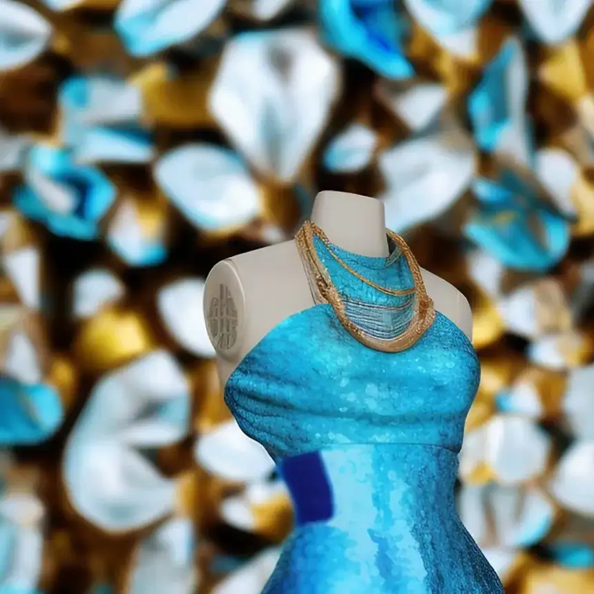 Jaki naszyjnik do niebieskiej sukienki? 7 porad stylistów