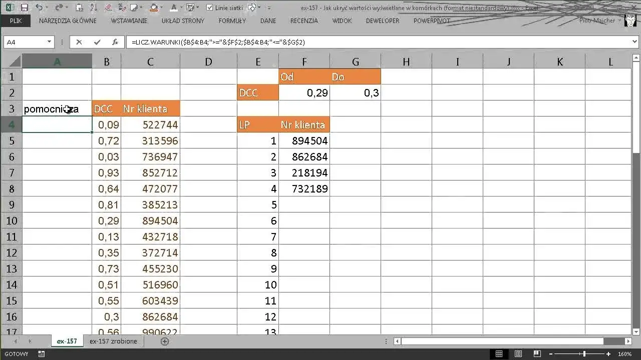 Jak ukryć komórki w Excelu i sprawić, że będą niewidoczne