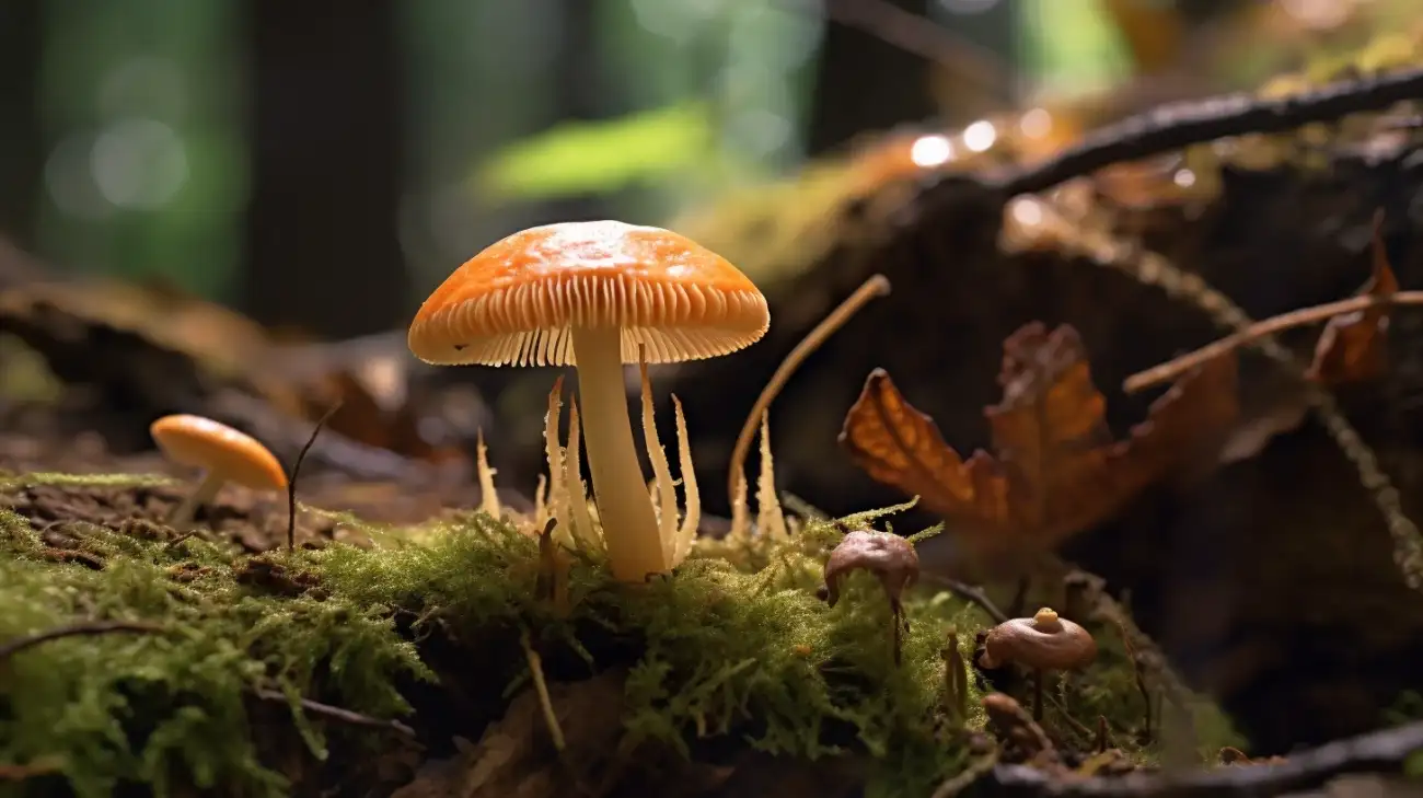 Część grzyba wytwarzająca zarodniki: Nadziemna część grzyba