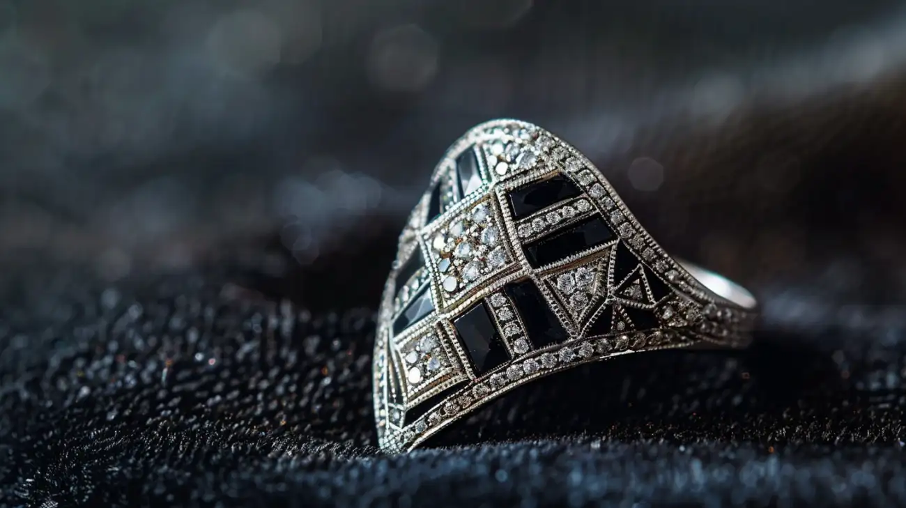 Pierścionki Art Deco: zachwyć się klasą pierścionków art deco