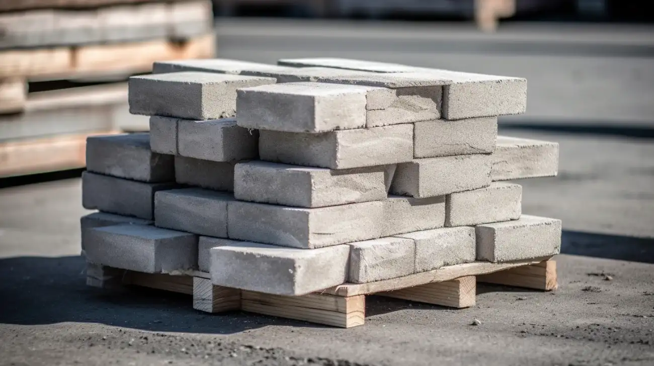 Ile metrów jest na palecie kostki brukowej?