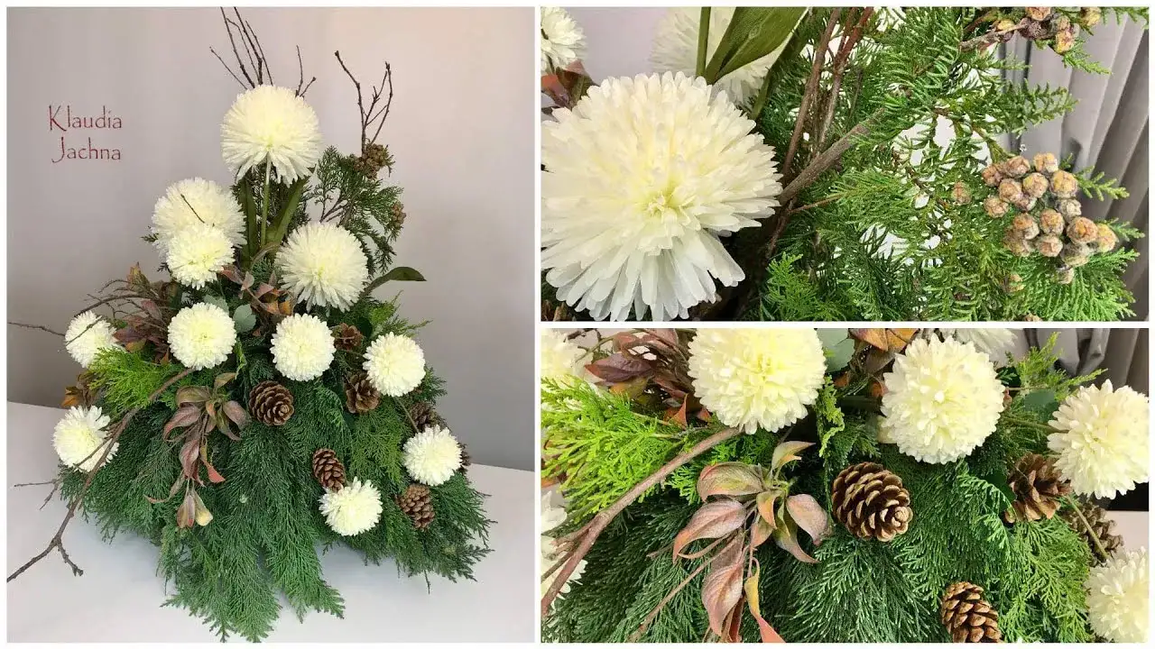 Jak zrobić trwały stroik na cmentarz z żywego świerku – prosty poradnik krok po kroku