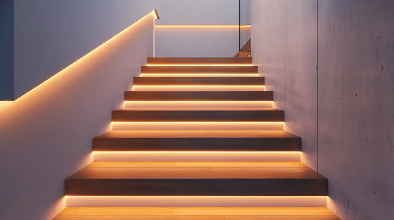 Lampa na schody - nowoczesne oświetlenie schodów do domu