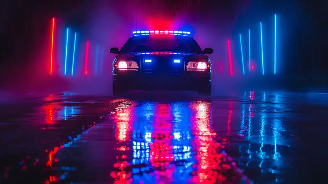 Światła policji: Co oznaczają różne kolory? Wyjaśnienie