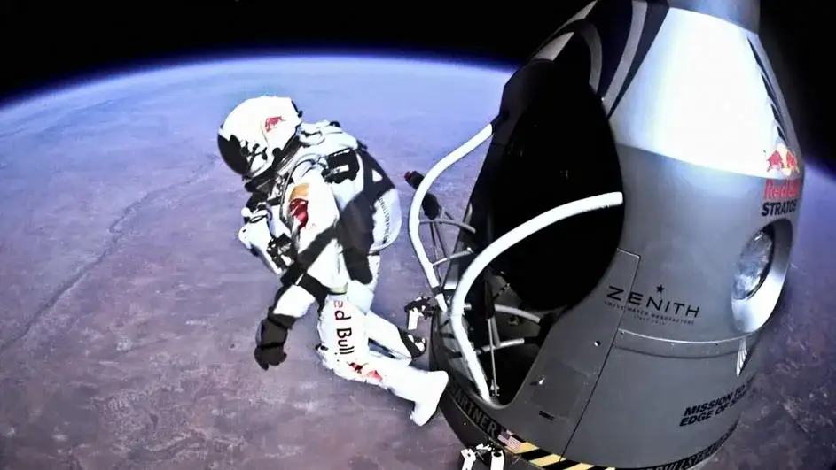 Pierwszy człowiek który skoczył z kosmosu: niesamowita historia Baumgartnera