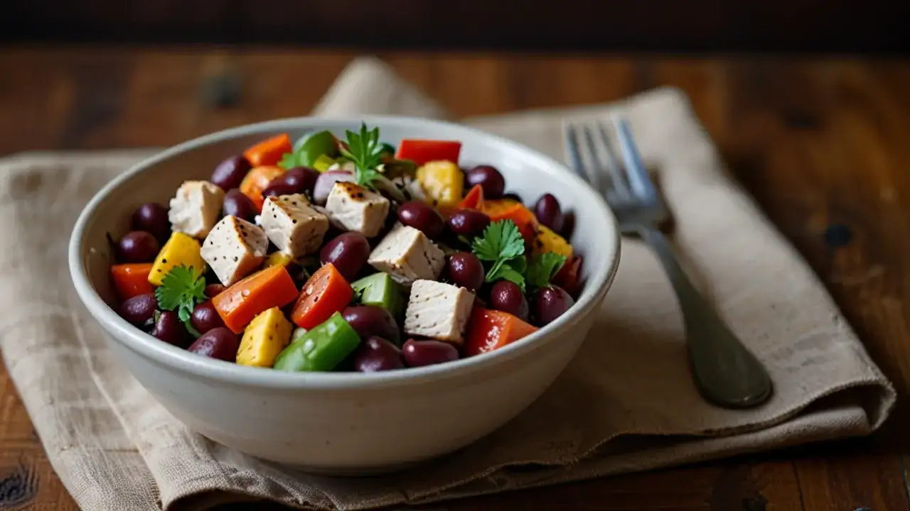 Sałatka z czerwoną fasolą – łatwa, smaczna i szybka propozycja na lunch