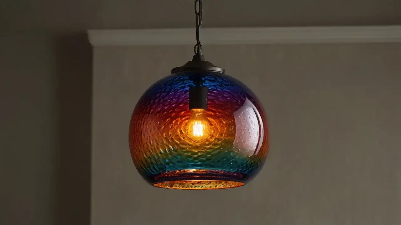 Kolorowa lampa wisząca - ożyw swoje wnętrze wyjątkowym stylem i kolorami
