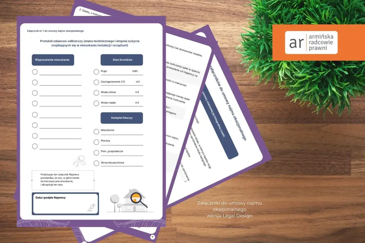 Jak poprawnie wypełnić załącznik nr 5 do umowy najmu okazjonalnego w 2025