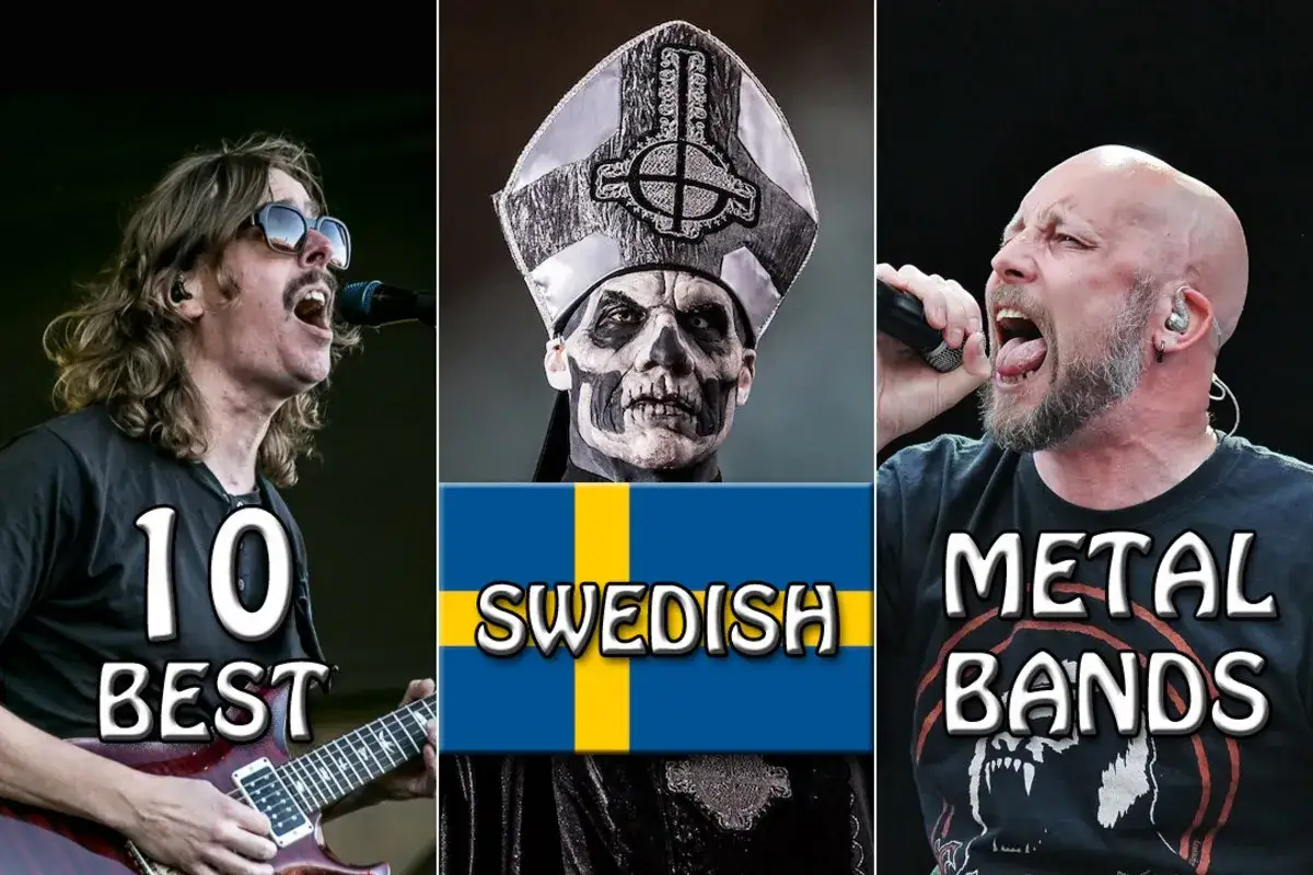 Trois musiciens, dont un membre du groupe suédois connu Ghost, célèbrent les meilleurs groupes de metal suédois.