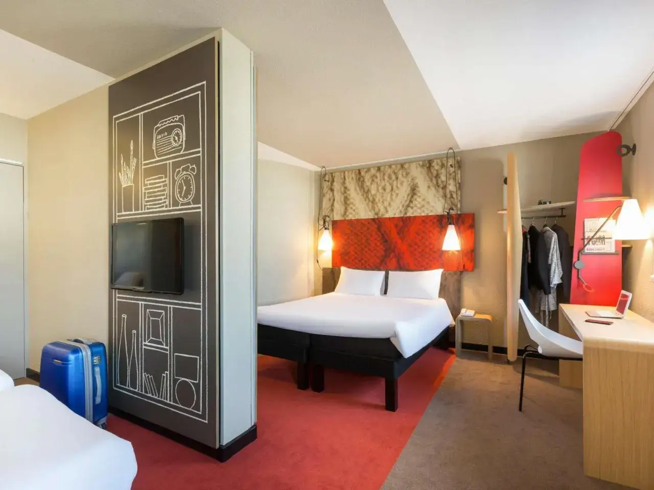 Map of Ibis hotels Rennes