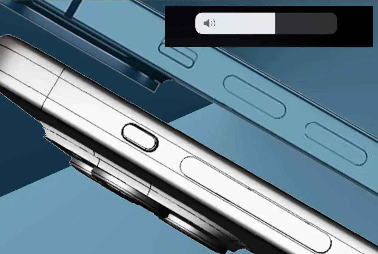 Szukasz informacji, jak wyłączyć iPhone? Widok przycisków bocznych telefonu.