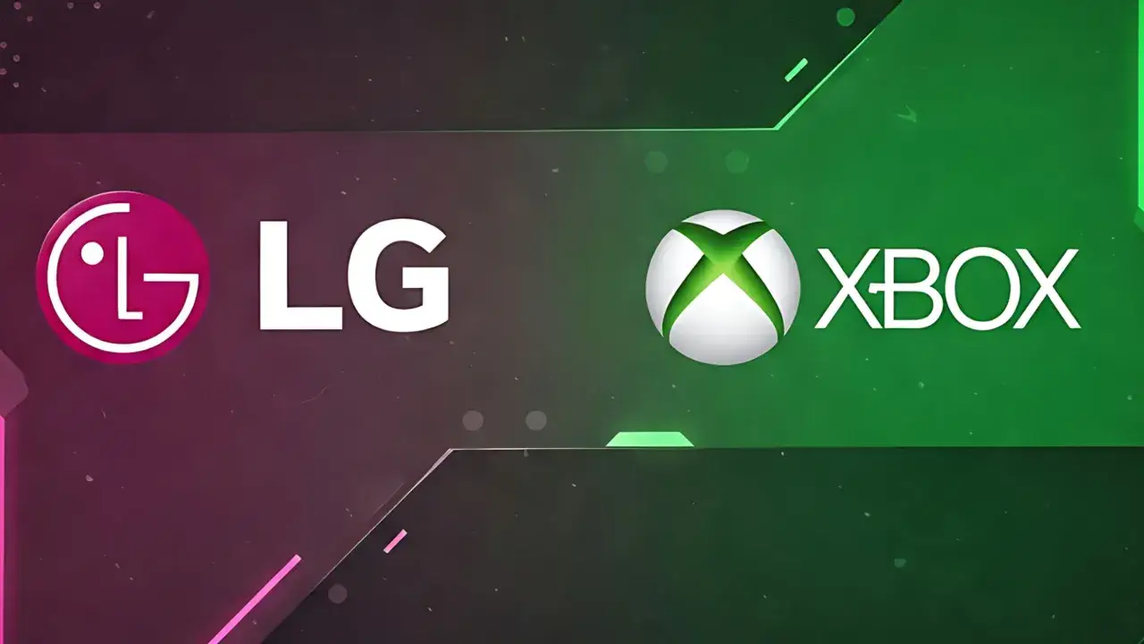 Logo LG i Xbox obok siebie, sugerujące idealne połączenie dla graczy. Telewizory LG zapewniają doskonałe wrażenia z gry na konsoli Xbox.