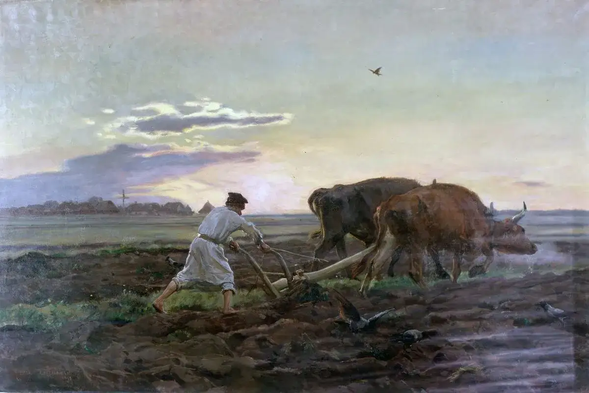 feudalny pan i chłop