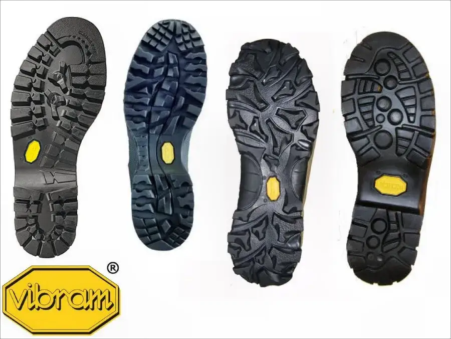 różne typy podeszwy Vibram do butów górskich
