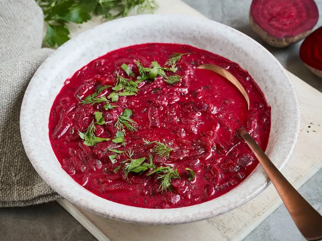 Polnische Rote Bete Suppe Rezept Schritt f&uuml;r Schritt