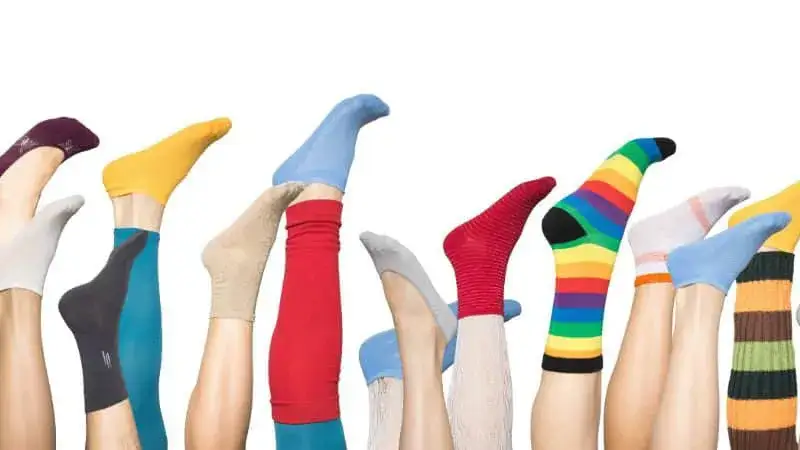 różne długości skarpetek stopki ankle socks crew socks