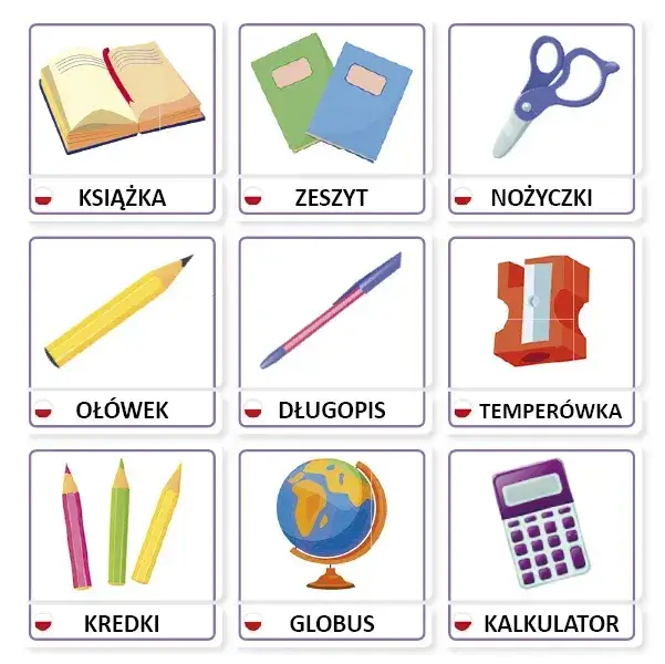 przykładowe artykuły szkolne dla ucznia