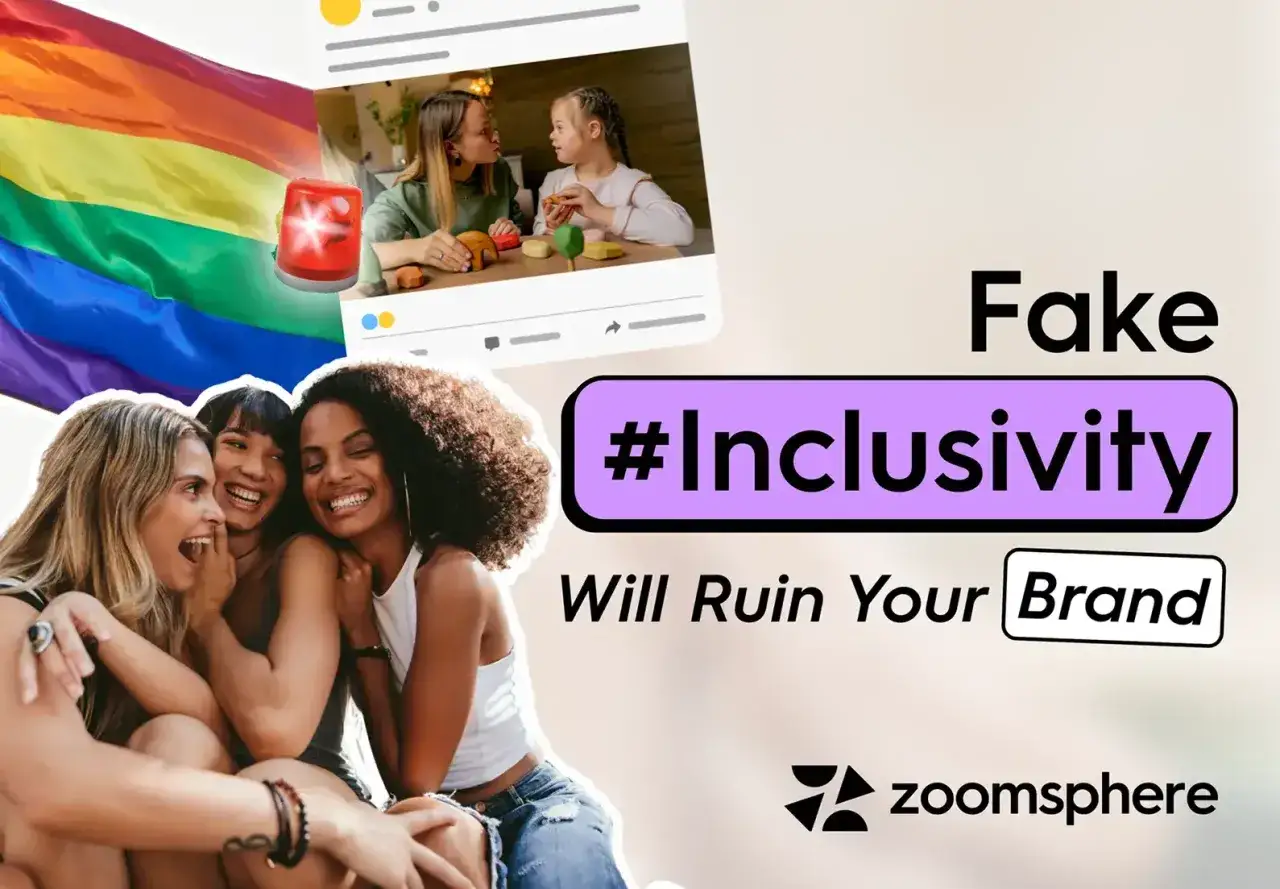 Bandiera arcobaleno, tre amiche ridono, un post social e un avviso: 