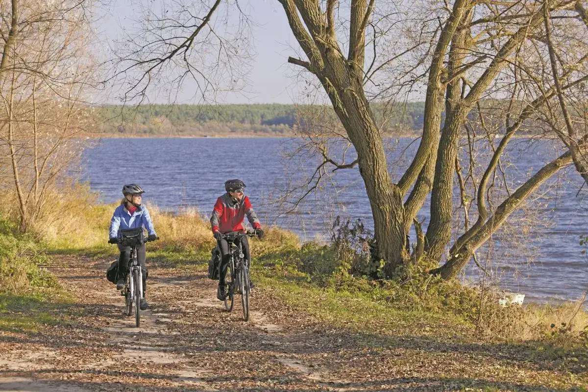 szlak rowerowy wokół Jeziora Chańcza
