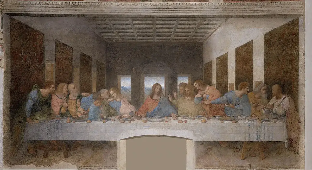 Leonardo da Vinci Das letzte Abendmahl hochaufl&ouml;send