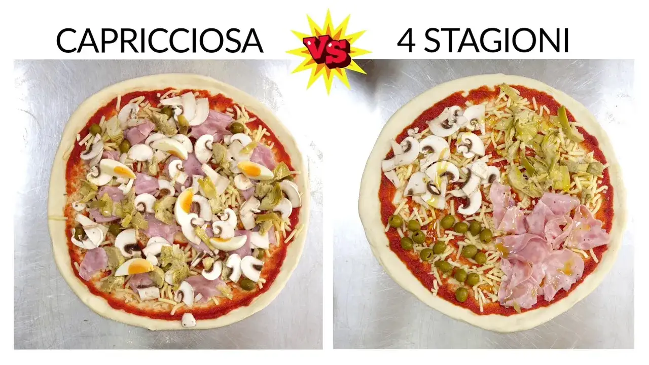 Pizza Capricciosa vs Quattro Stagioni porównanie