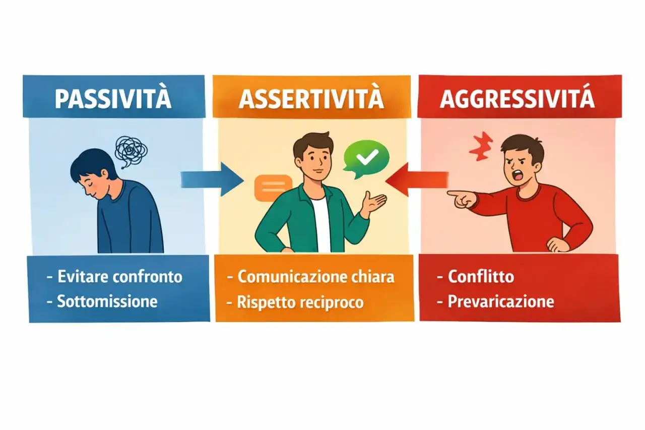 Passività, assertività e aggressività: come ignorare un passivo-aggressivo e scegliere la comunicazione chiara.