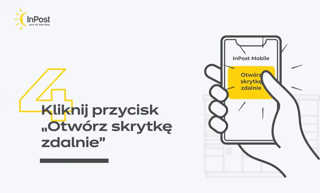 Krok 4: Użyj aplikacji InPost Mobile, by kliknąć 