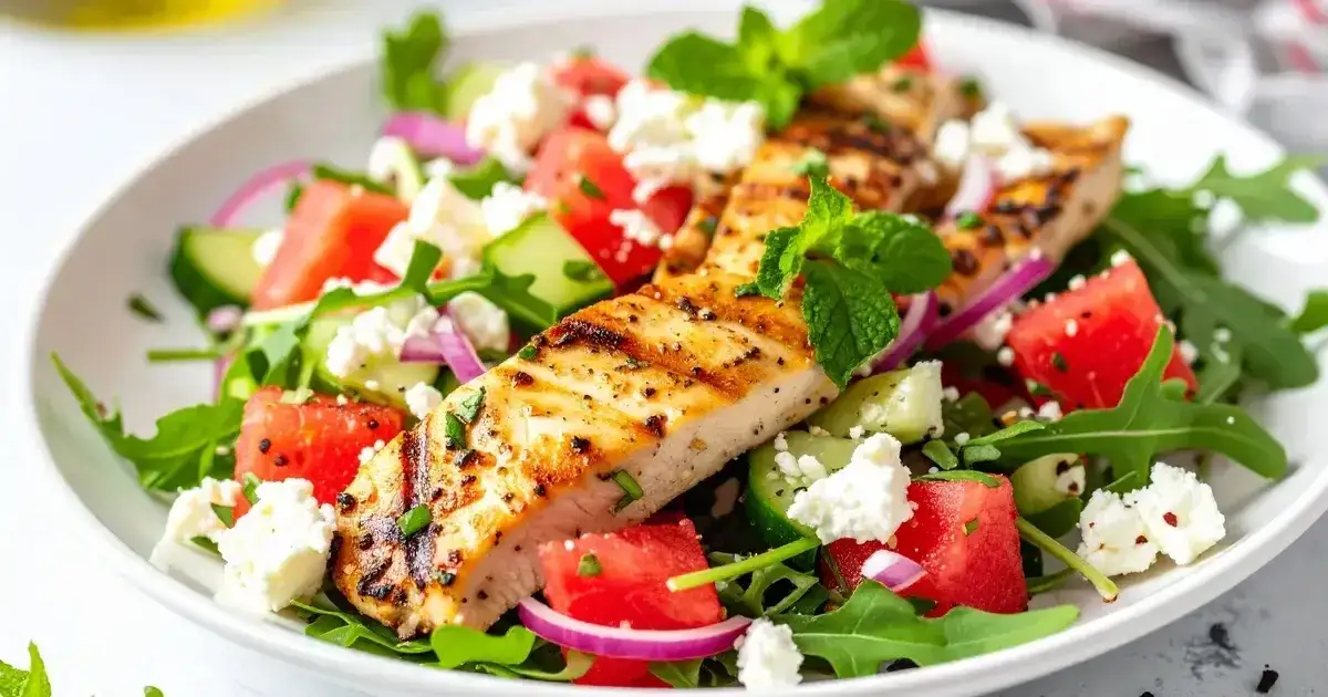 Kreative Variationen von Melone Feta Salat mit N&uuml;ssen und Quinoa