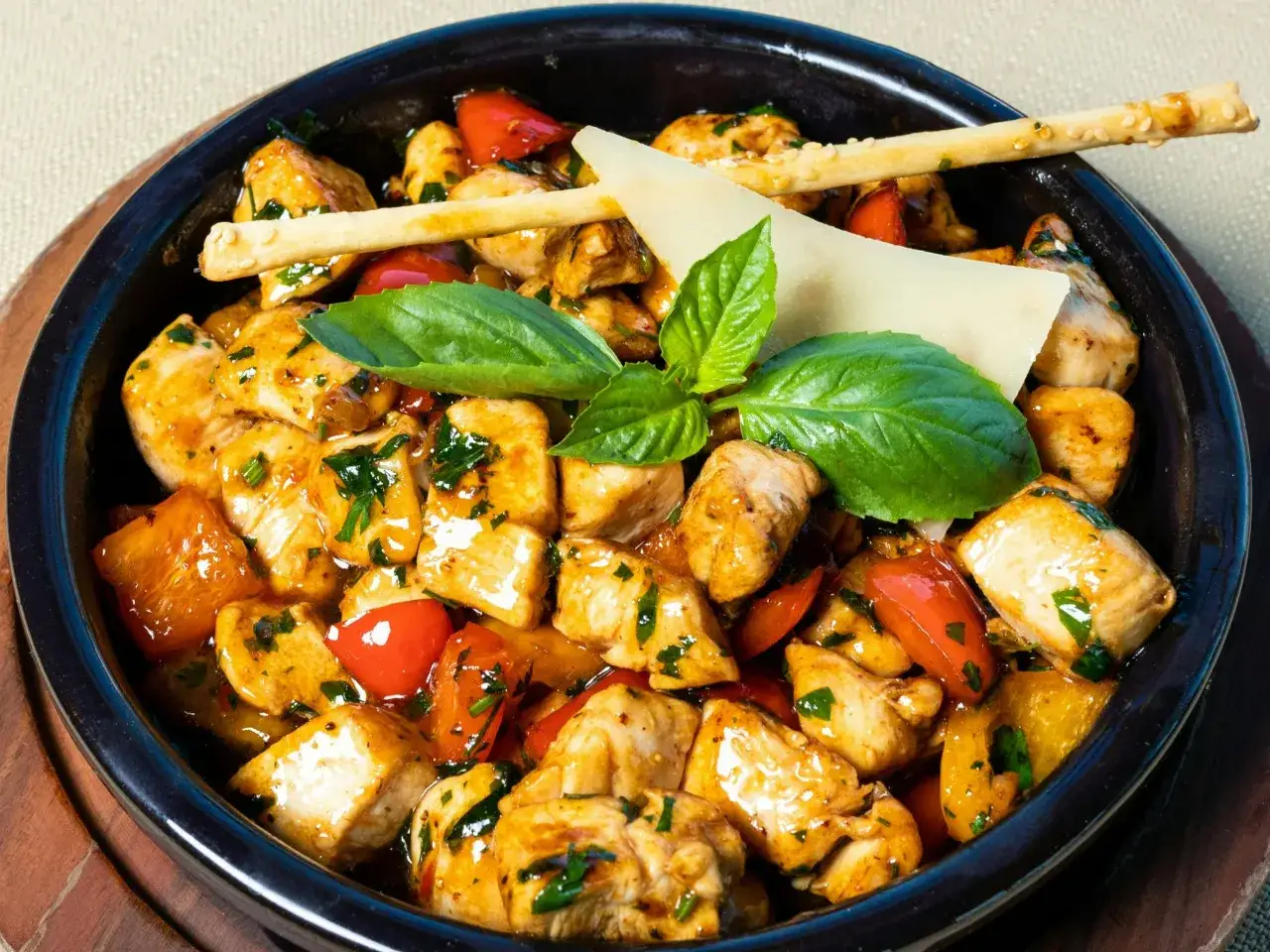 różne rodzaje sos curry kurczak warzywa tofu