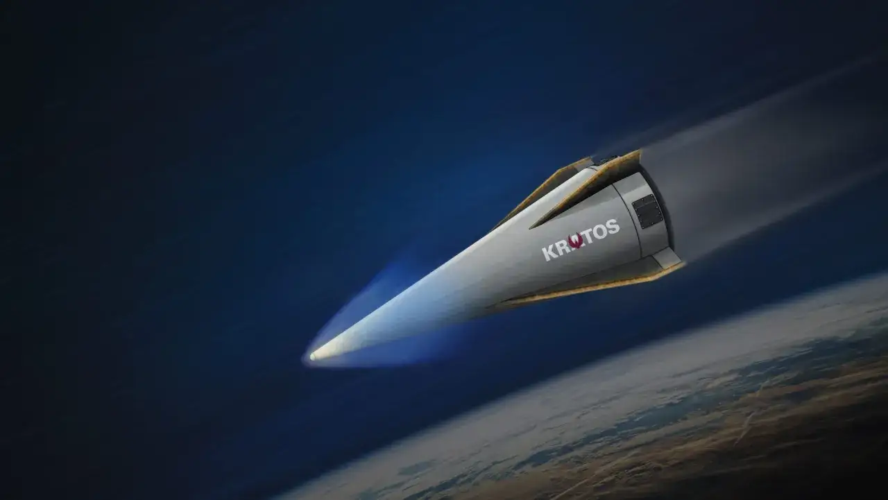 Hyperschallflugkörper von Kratos rast durch die Atmosphäre. Die Kratos-Aktie könnte von solchen technologischen Fortschritten profitieren.