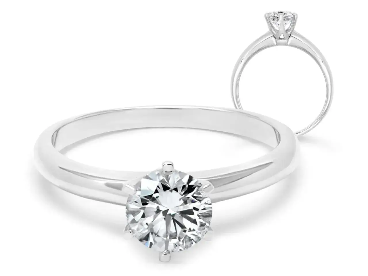 Ein Verlobungsring mit Diamant. Ab wann darf man sich verloben? Das ist eine Frage der Reife, nicht des Alters.