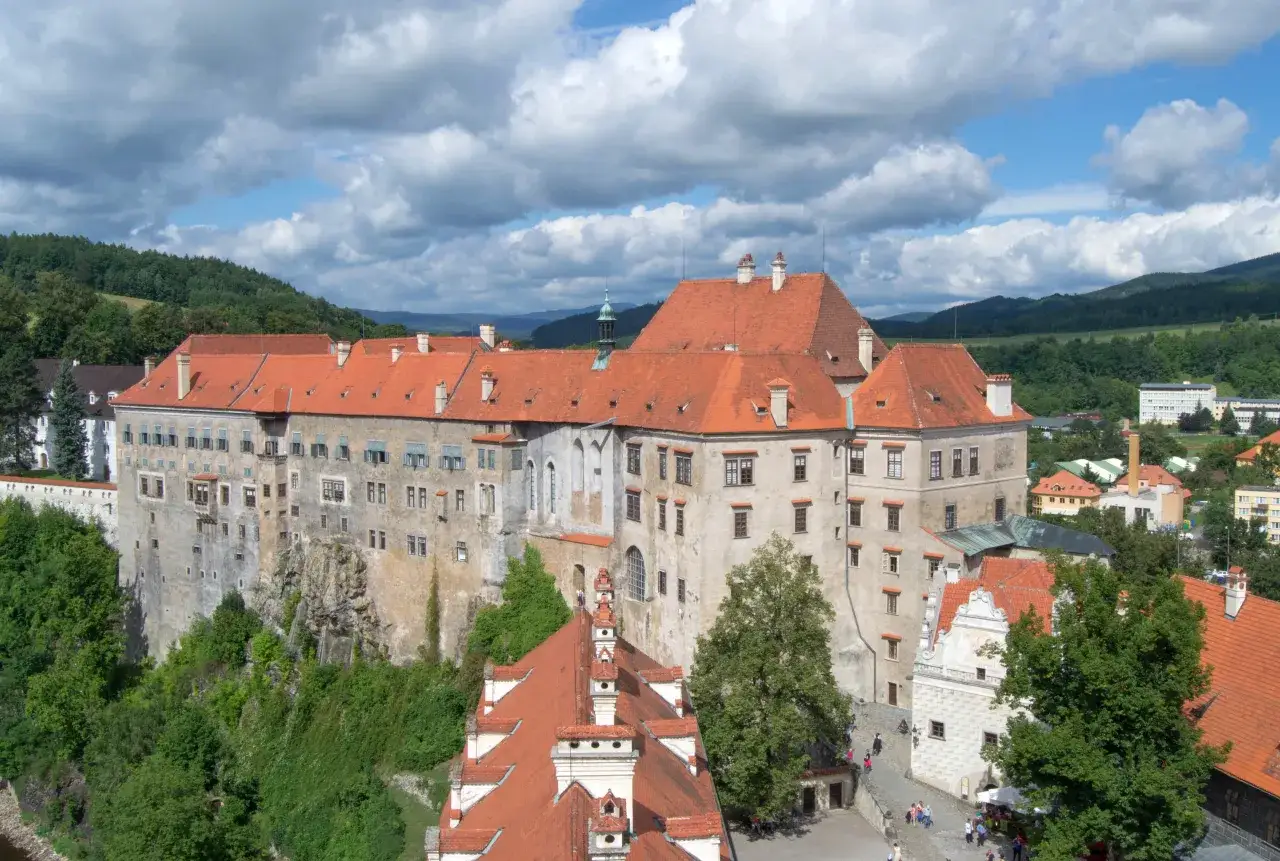 Czeski Krumlow zamek i miasto