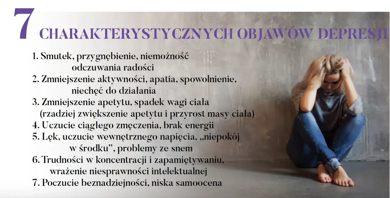 Osoba w stanie głębokiego smutku, symbolizująca depresję