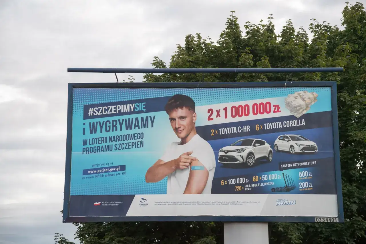 Nagrody Loteria Szczepionkowa 2021