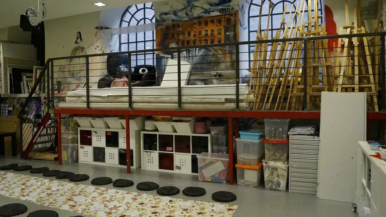 Wnętrze Muzeum Sztuki ms2 Manufaktura, ekspozycja kolekcji
