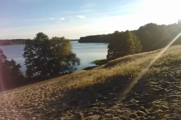 Plaża Patelnia Jezioro Białe Augustowskie