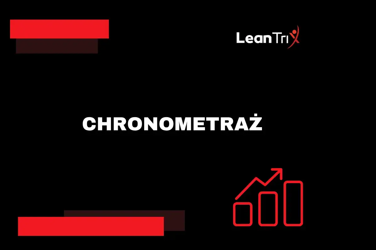 Chrono-pomiar czasu pracy, klucz do optymalizacji i ustalenia norma produkcyjna. Logo LeanTri.
