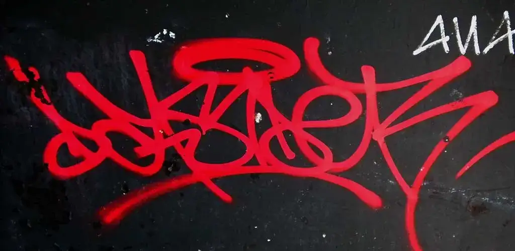Graffiti Tag Beispiele verschiedene Stile