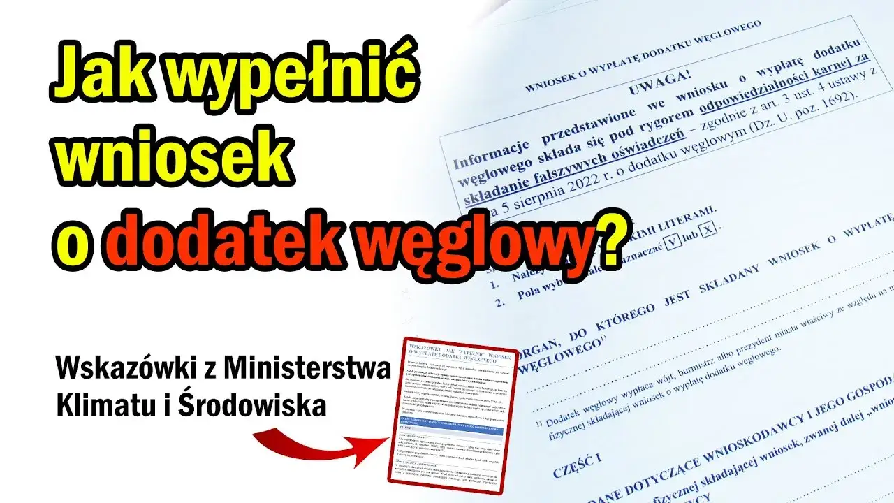 wniosek o dodatek węglowy wzór wypełnianie
