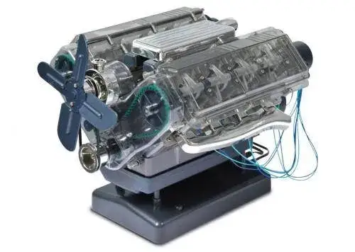 edukacyjny model silnika V8 do składania
