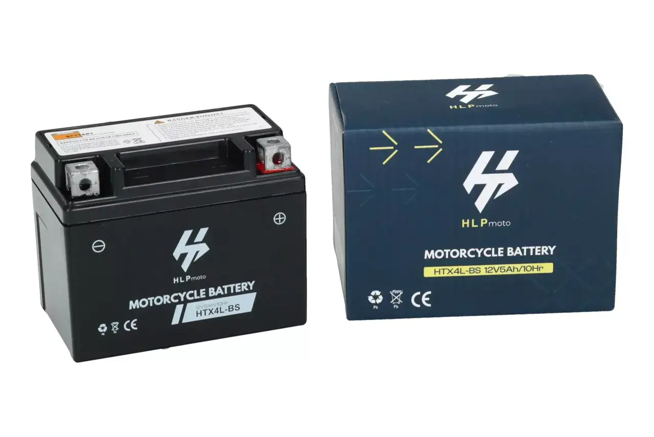 Akumulator HLPmoto HTX4L-BS 12V5Ah do skutera 50 4t. Idealny wybór dla Twojego pojazdu.