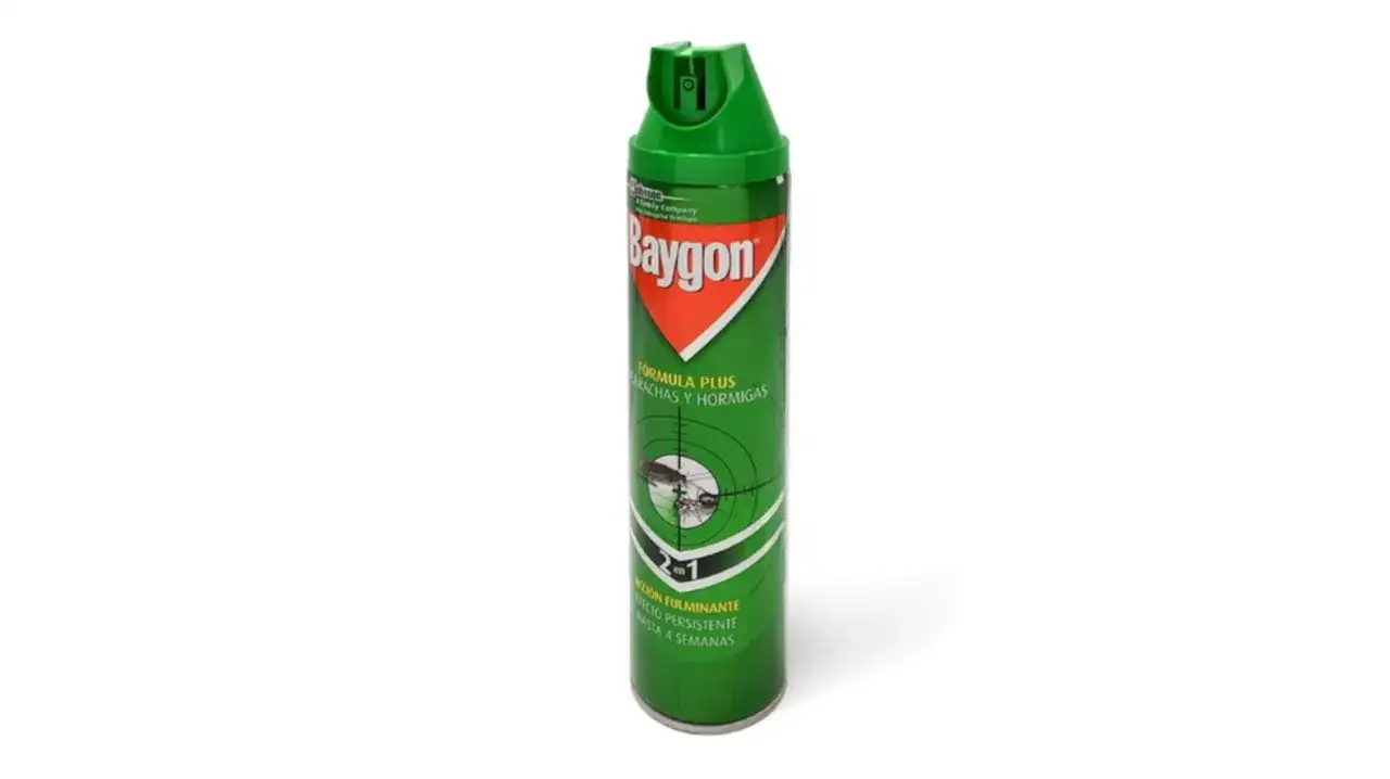 Spray Baygon verde contra cucarachas y hormigas. &iexcl;Adi&oacute;s a las hormigas en casa!