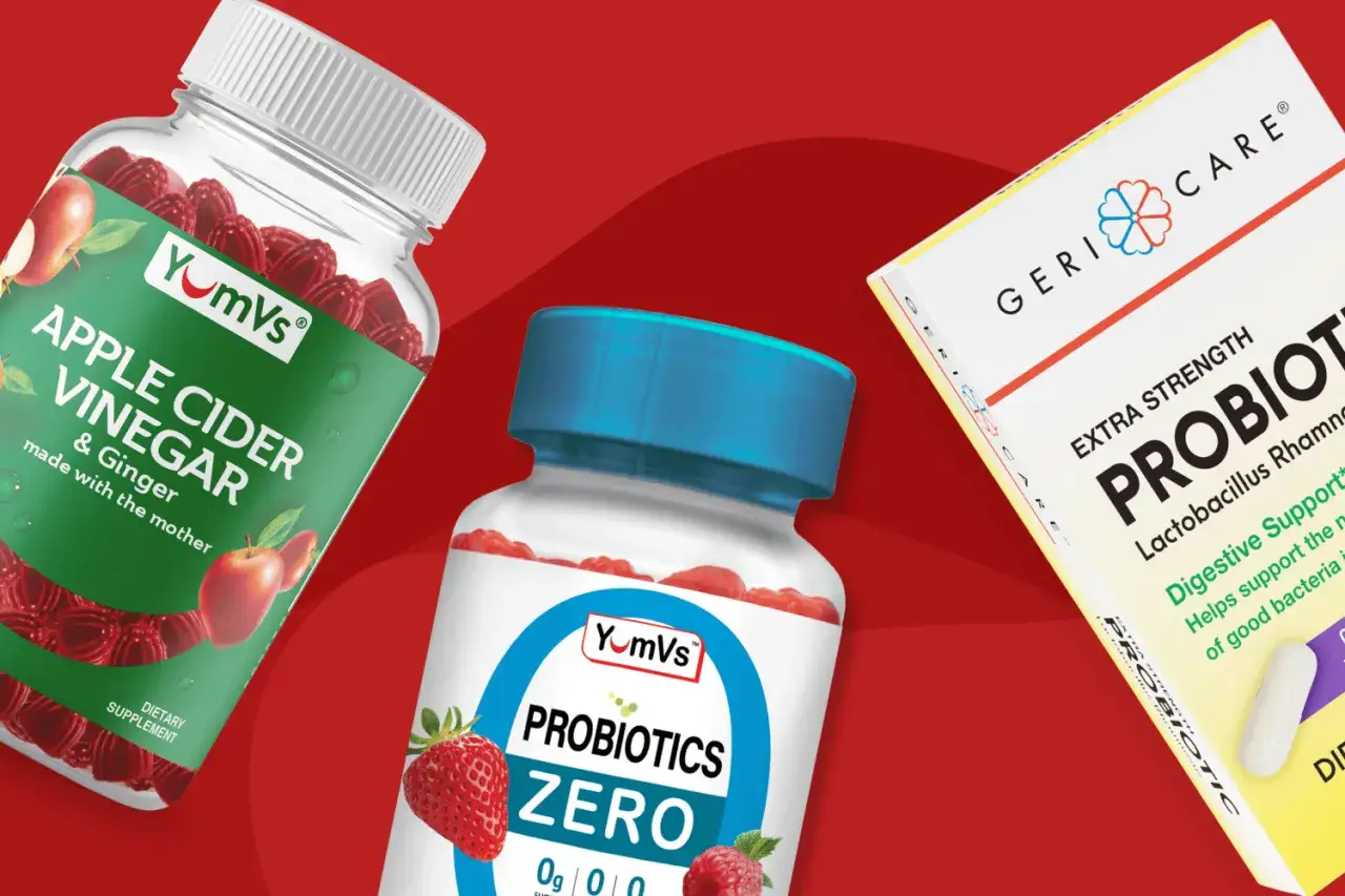 Wybierasz maślan sodu? Zobacz probiotyki i jabłkowy ocet z imbirem od YumVs.