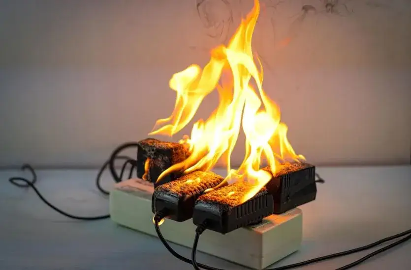 niebezpieczeństwo pożaru instalacji elektrycznej