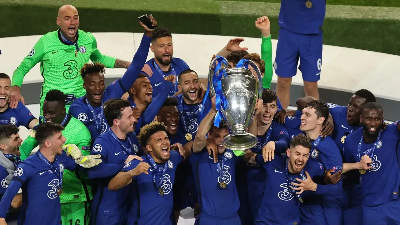 Chelsea Liga Mistrzów 2021 świętowanie